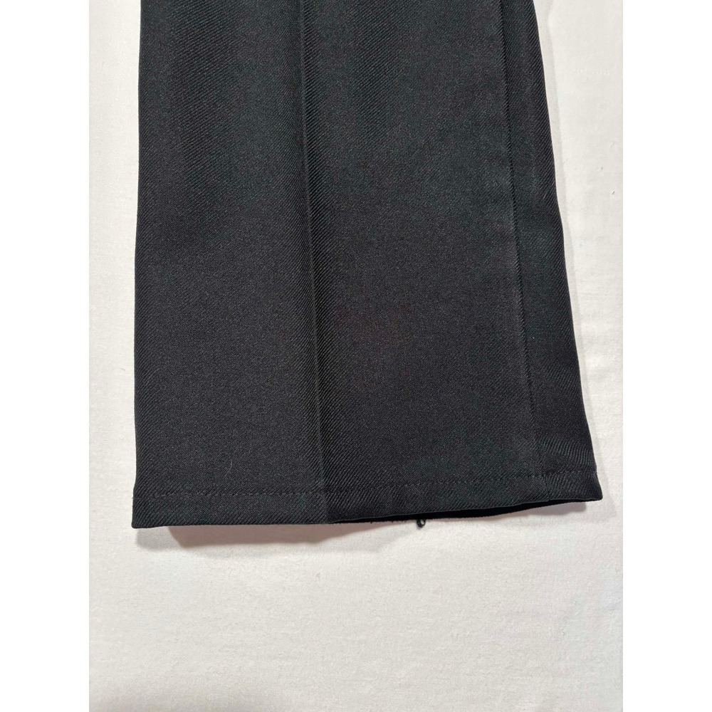 Wrangler Wrancher Dress Jeans Mens 36x30 Black Polyester Twill Western Flare - Picture 4 of 7